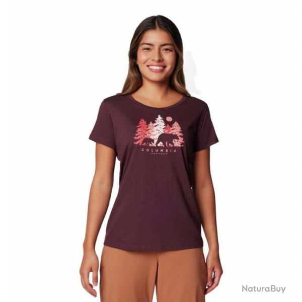 Daisy Days TM SS Graphic Tee Bordeaux