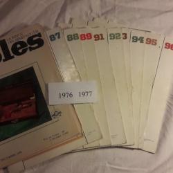 lot de revues  CIBLES 1976 - 84/85  -  1977  87  &agrave;  96