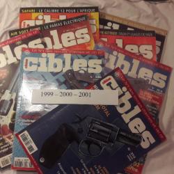 lot de revues  CIBLES 1999 346 - 353 / 2000 364 - 369/ - 2001  371 -372-377-381