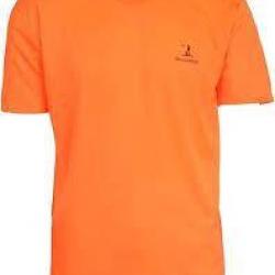 T Shirt De Chasse Fluo Orange PERCUSSION