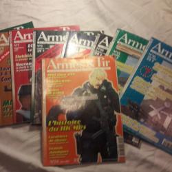 petit lot revue  ARMES ET TIR MAGAZINE DU COLLECTIONNEUR 99 / 2000 / 2001