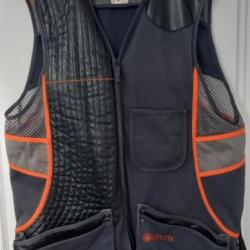 Gilet ball trap beretta "sporting" + patch amortisseur epaule inclus