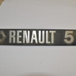 RENAULT 5TL emblème logo sigle insigne monogramme hayon coffre  véhicule ancien  (17)