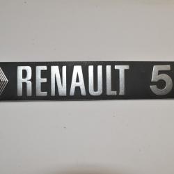 RENAULT 5L emblème logo sigle insigne monogramme hayon coffre  véhicule ancien  (17)