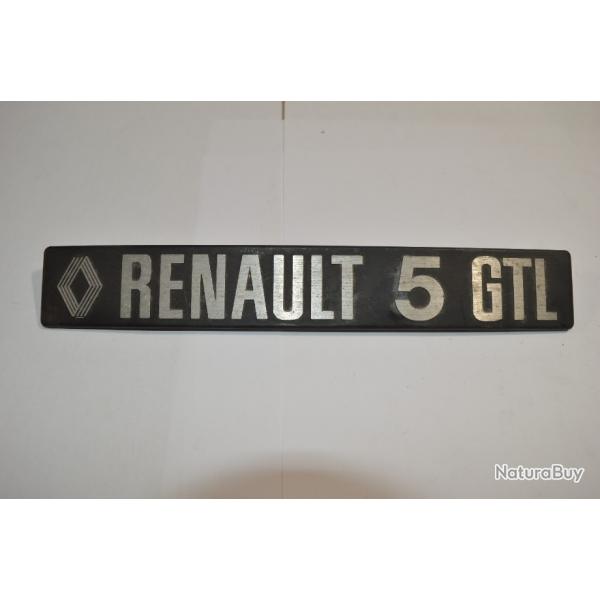 RENAULT 5GTL  emblme logo sigle insigne monogramme hayon coffre  vhicule ancien  (17)