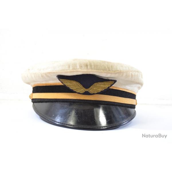 Casquette Arme de l'Air Franaise annes 1950 - 1970. Taille 55 aviateur