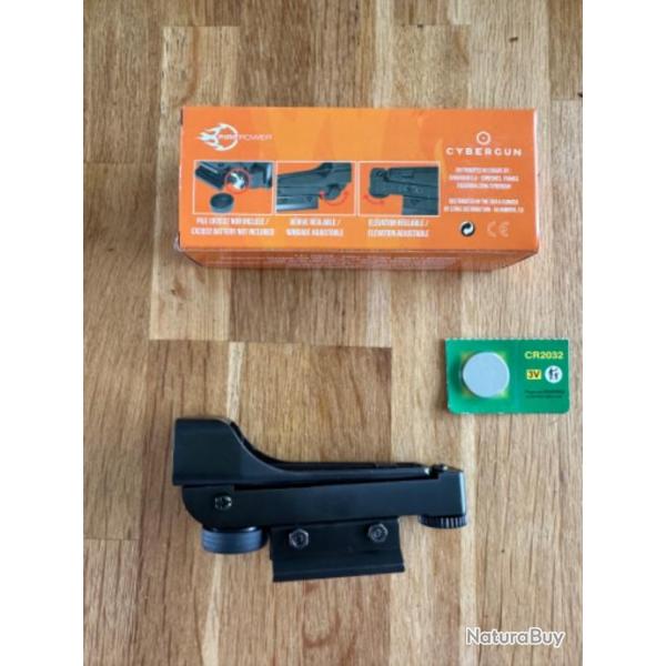 Viseur Rflex rglable pour revolver