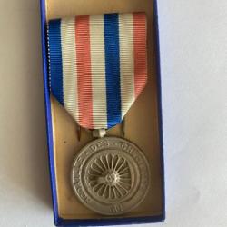 Médaille des cheminots attribuée en 1947
