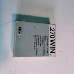 Boite Munitions DWM 270 Win