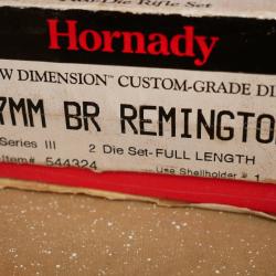 Jeu d'outils HORNADY CUSTOM en 7mm BR Remington état neuf