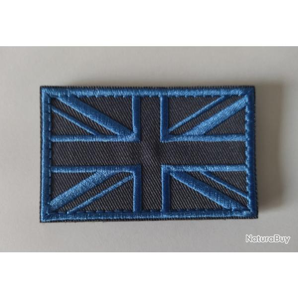 Patch drapeau Angleterre bleu velcro