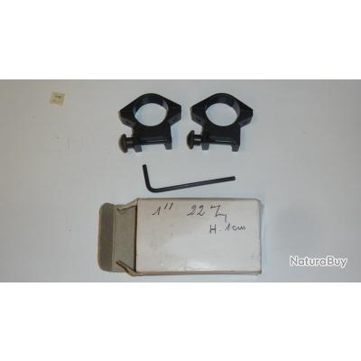 Support Universel Pour Accessoires De Lunette De Visée – Anneau 25,4/30 Mm Avec Rail Picatinny – Aluminium
