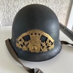 Ancien casque de pompiers