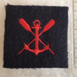 FRANCE MARINE NATIONALE WW2 a actuel - Insigne tissu BREVET MATELOT d'EQUIPAGE