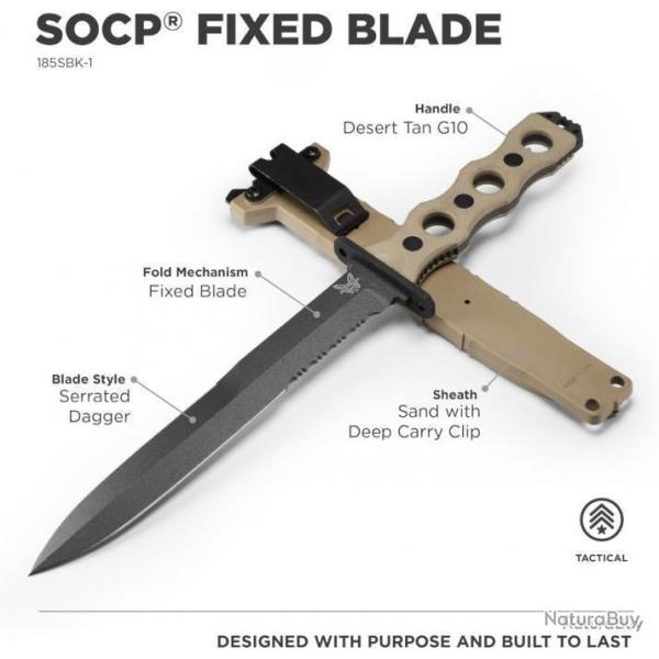 Dague BENCHMADE - BN185SBK_1 - SOCP