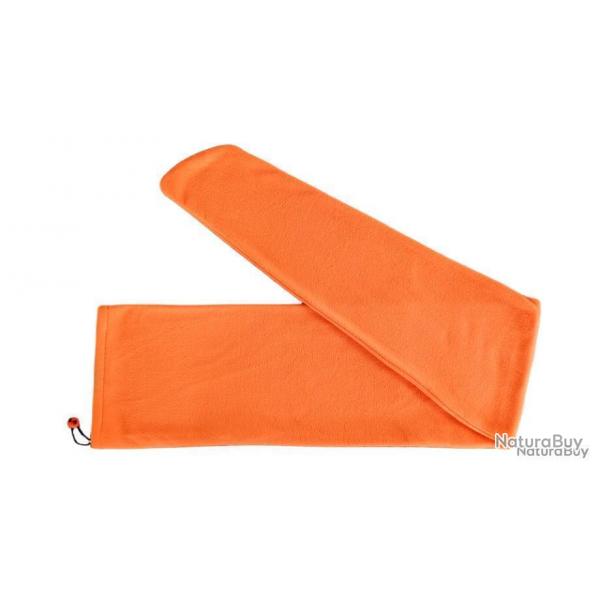 Fourreau chaussette Orange POLAIRE paisse / charpe