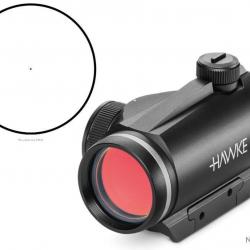 VANTAGE RED DOT SIGHTS 1X30, 3 MOA - 11 Stage Brightness Weaver