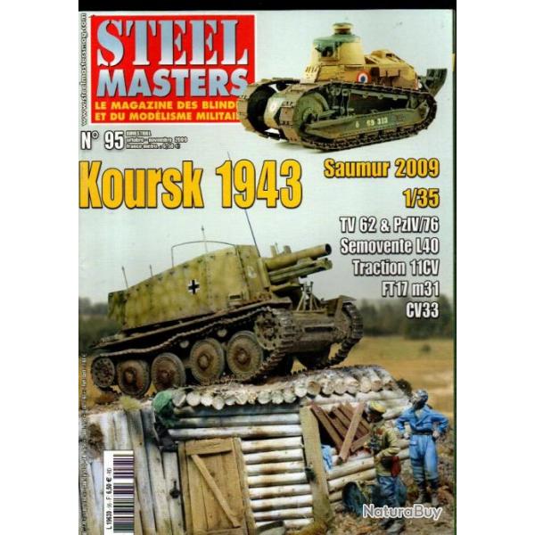 steel masters 95 traction 11 cv, artilleurs franais et le 105 m2, tv62, ft 17/31, semovente l40,