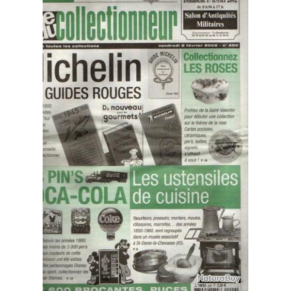 la vie du collectionneur 400 pin's coca cola, michelin les guides rouges, ustensiles de cuisine