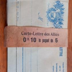 Carte lettre des alliés