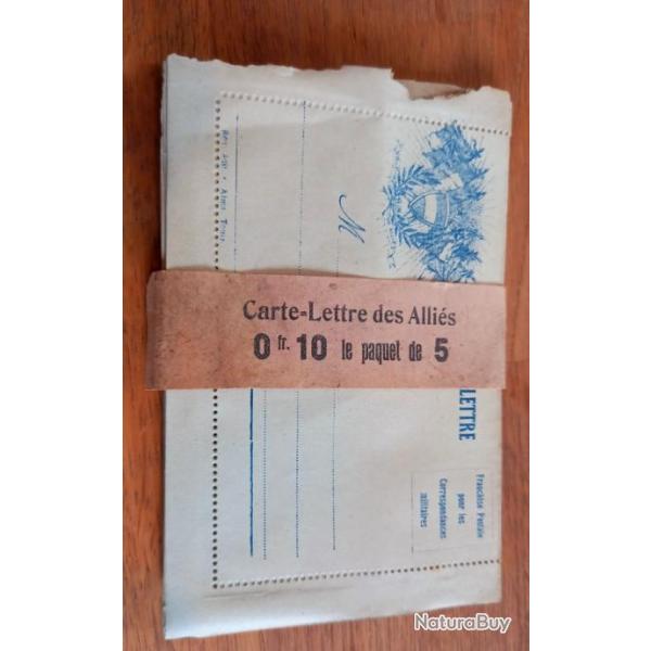 Carte lettre des allis