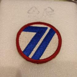 patch armee us 71st INFANTRY DIVISION ww2 original