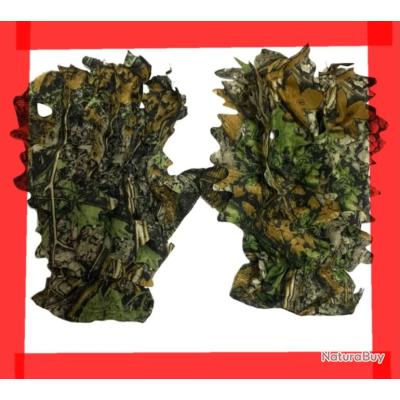 Gants De Chasse Camouflage Winterize – Pour Tir Extérieur, Tir à L’arc, Pêche, Chasse