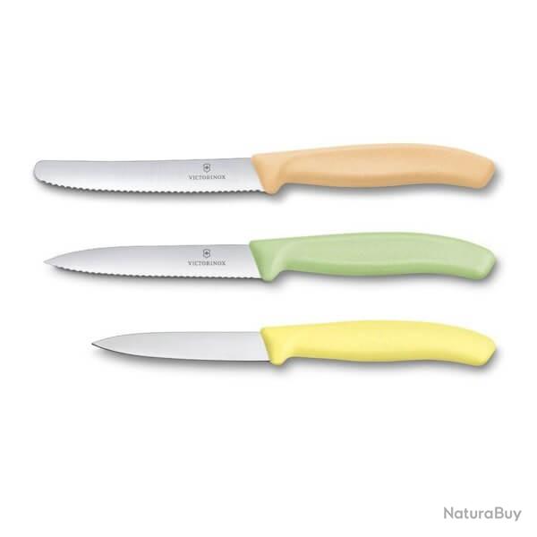 6.7116.34L2 Jeu de 3 couteaux Victorinox Swiss Classic pastel 2