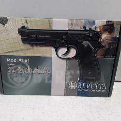 PISTOLET À PLOMBS BERETTA MOD. 92 A1 CAL 4,5MM BBS CO2  TOP QUALITÉ