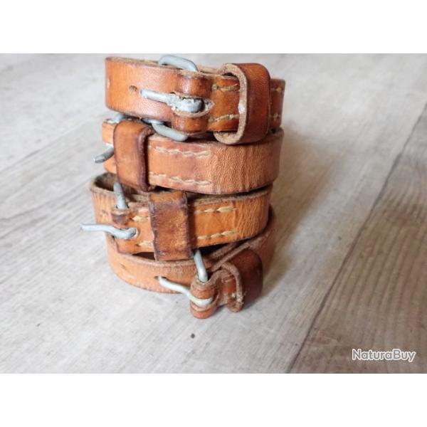 Lot de 4 lanires de sac  dos suisse.