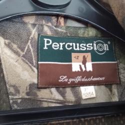 Veste de chasse PERCUSSION "la griffe du chasseur"