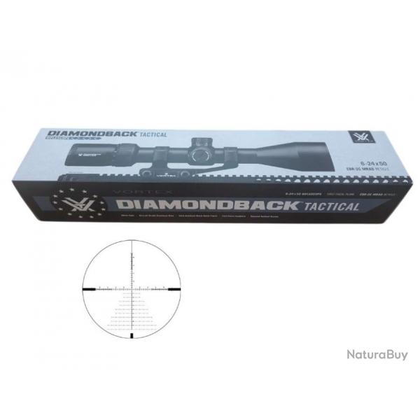 Vortex Diamondback Tactical 6-24x50 - EBR-2C FFP (Mrad)