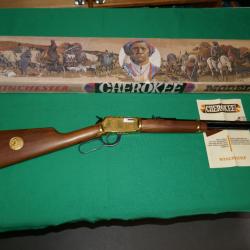 Carabine WINCHESTER 9422 Commémorative CHEROKEE en 22lr avec sa boite d'origine