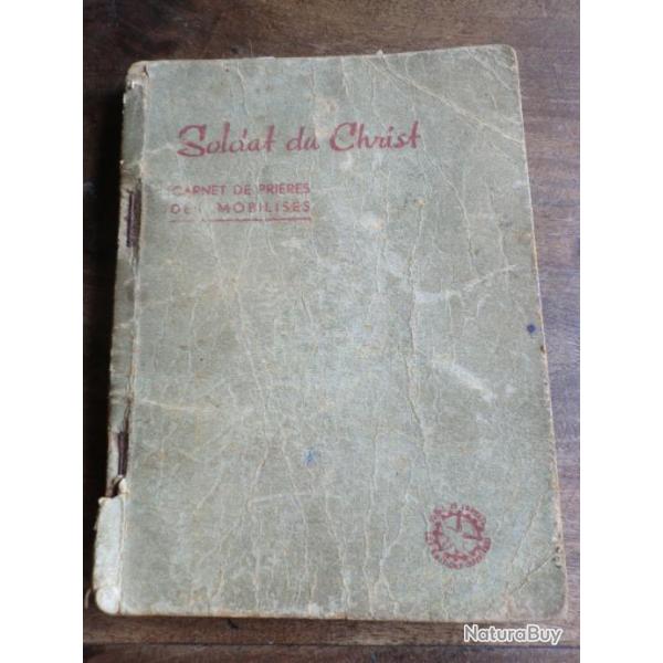 soldat du christ carnet de prires des mobiliss WW 2