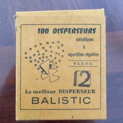 Lot de 100 disperseurs métalliques calibre 12