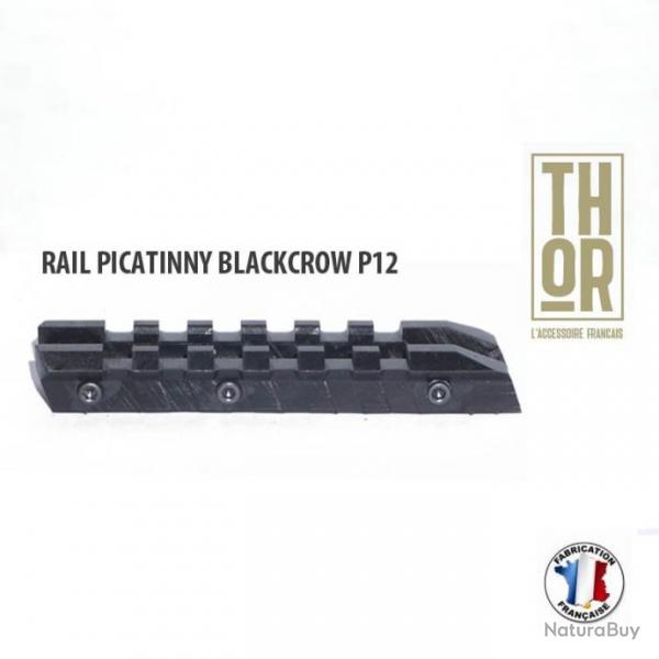 Rail picatinny pour fusil  pompe Verney-Carron Blackcrow P12 - Thor-Accessoires