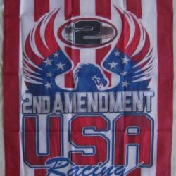 DRAPEAU  USA 2nd AMENDMENT 60X90cm Ref.07