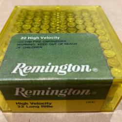 Cartouches 22LR REMINGTON haute vitesse X100