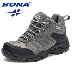 Chaussure de randonnée Bona - Parfait pour la randonnée et la chasse - Gris