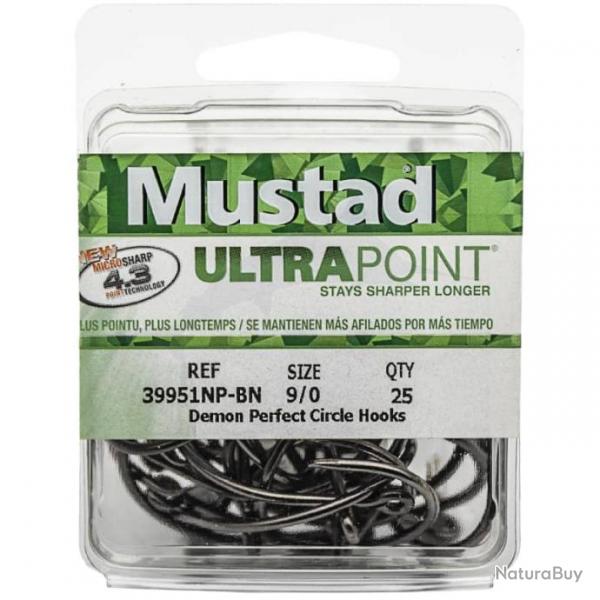 Mustad Demon Perfect Circle 39951NP-BN 9/0 Boite