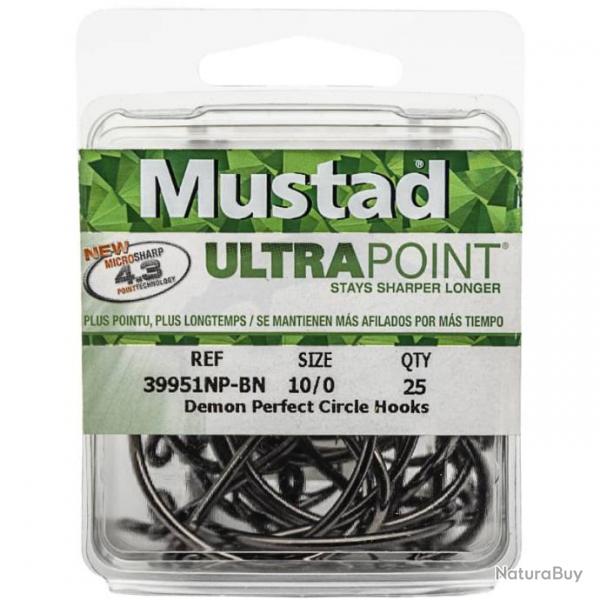 Mustad Demon Perfect Circle 39951NP-BN 10/0 Boite