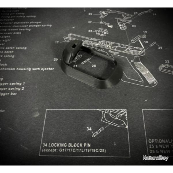 Magwell pour Glock Gen 3/4