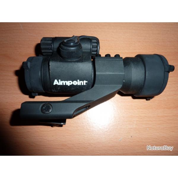 point Rouge AIMPOINT Modmle COMP M2 4MOA tat neuf avec collier et bonnettes