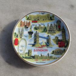 VINTAGE - Ancienne petite Coupelle/Vide Poche souvenir de Londres - Angleterre (XXé)