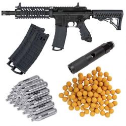 Forfait de défense à domicile Tippmann TMC cal.68 incluant un adaptateur Quick Change, 20 capsules d