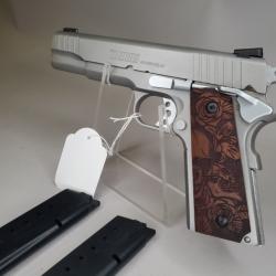 TAURUS - PISTOLET PT1911 MATTE STAINLESS STEEL 45ACP skull