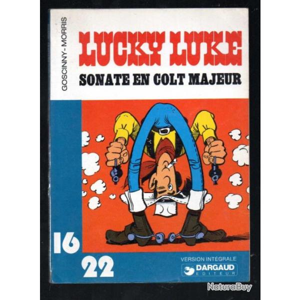 lucky luke sonate en colt majeur morris et goscinny, collection 16/22