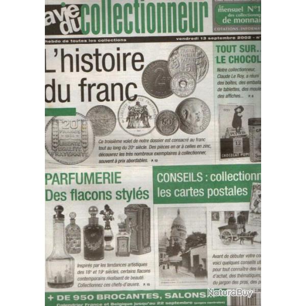 la vie du collectionneur 427 histoire du franc, tout sur le chocolat, dbuter en cartes postales,