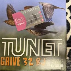 Cartouches de chasse Tunet GRIVE PACK 100 Calibre 12 Bourre à Jupe Plomb 7.5 et 9 LIV GRATIS Plomb d