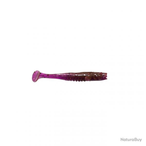 Pochette LEURRE SOUPLE Shad CRAZY FISH NANO MINNOW 2,8" #12 ULTRAVIOLET